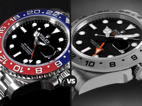 rolex gmt master ii vs rolex explorer ii|rolex gmt master ii bruce wayne.